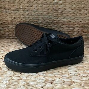 Vans Triple Black Low Top Lace‎ Up Sk8 Shoes